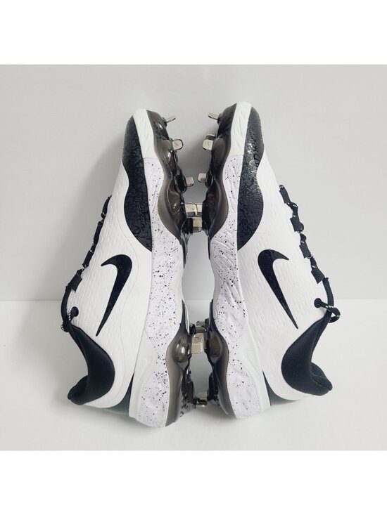 NEW Nike Alpha Huarache Elite 4 Low Baseball Cleats FD2745-110 Size 8.5 White #1 main image 4